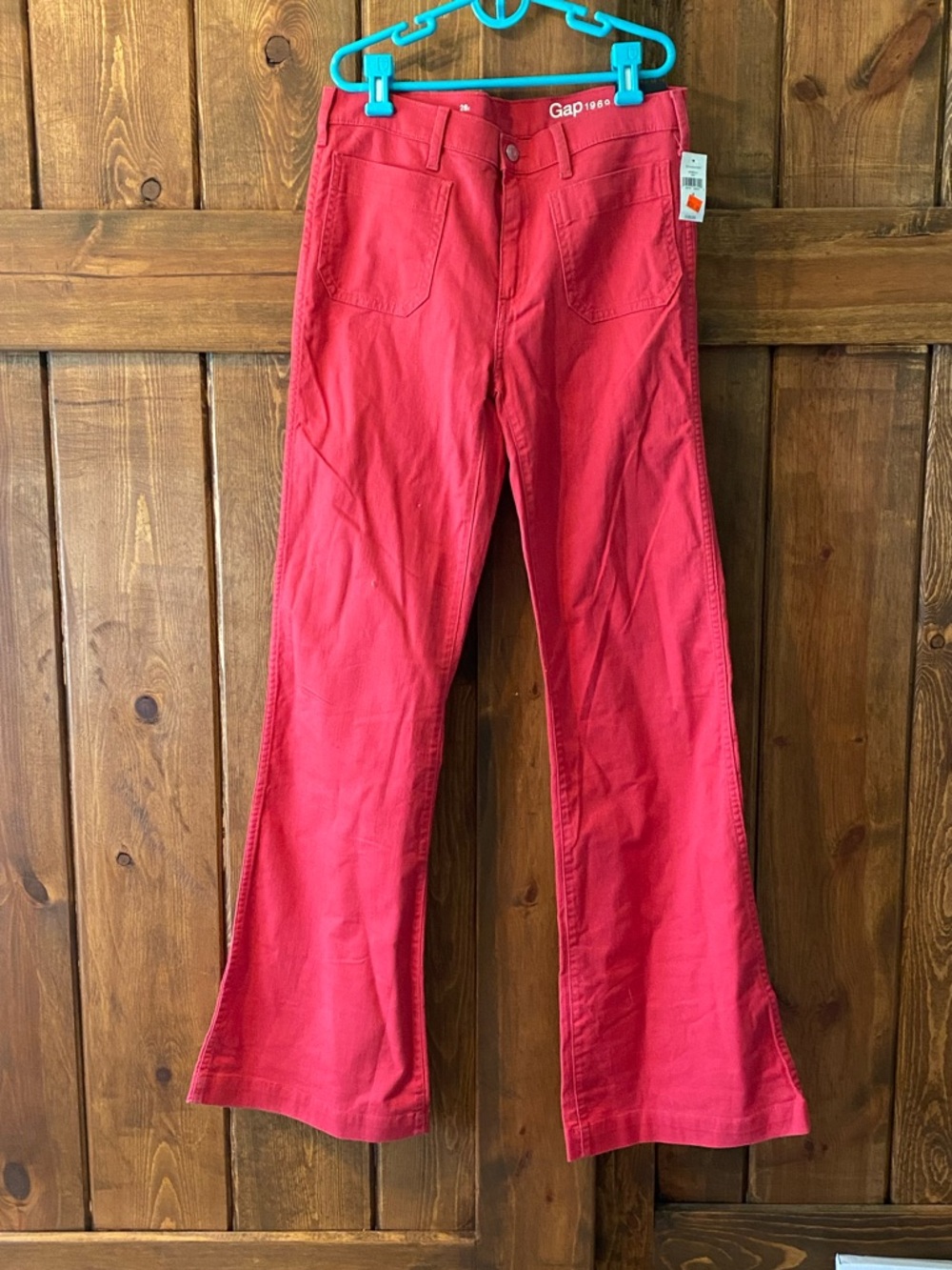 GAP Red Flare Jeans